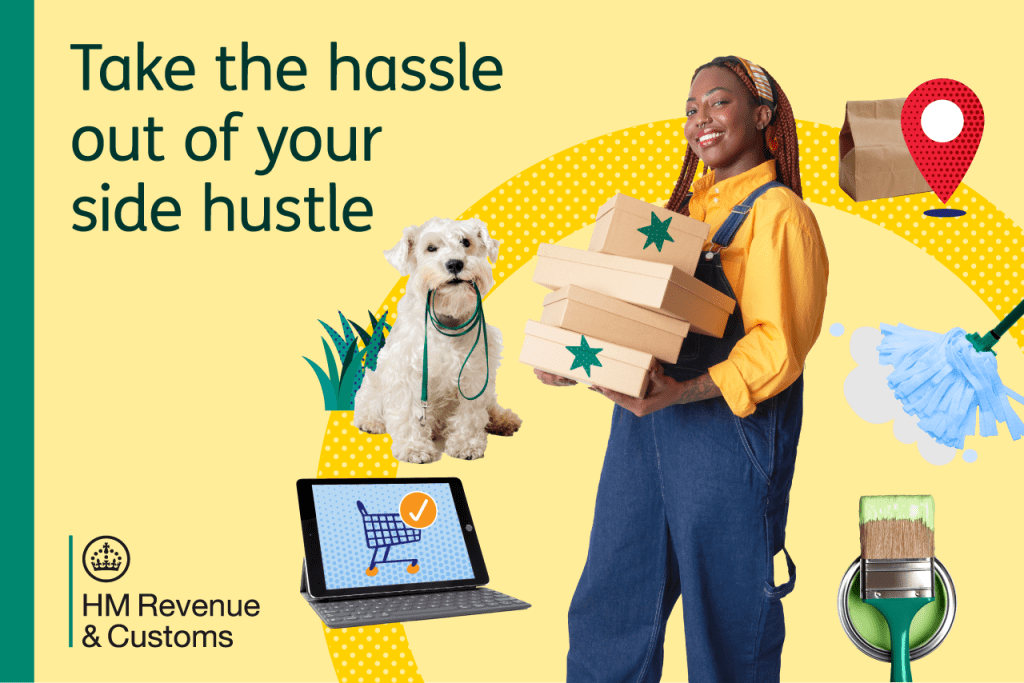 HMRC side hustle flyer