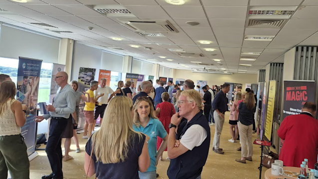 Networking event at Exeter Racecourse