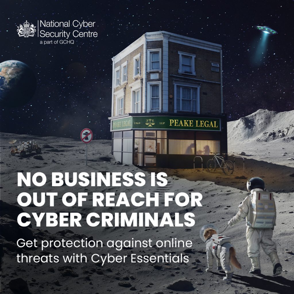 NCSC banner - no business out of reach of cyber criminals