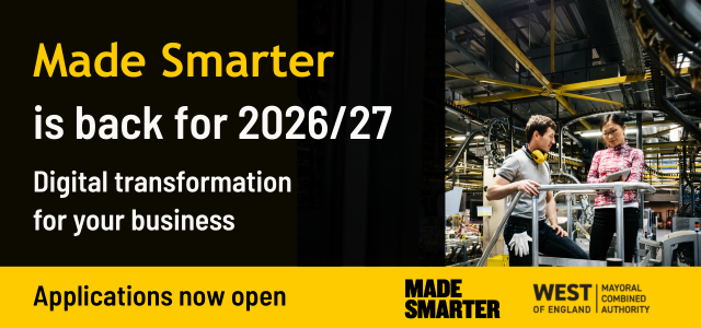 Banner for Made Smarter Adoption grants 2026/27