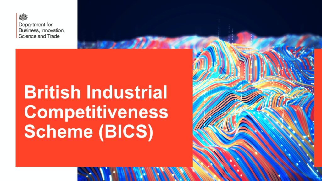 Banner for British Industrial Competitive Scheme
