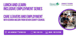 Banner for Connect to Work lunch and learn session